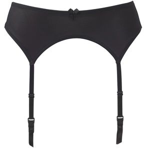 Panache Evie Suspender Black Garter Belt